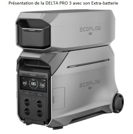 DELTA PRO 3 Smart Extra Batterie - Stations électriques portables