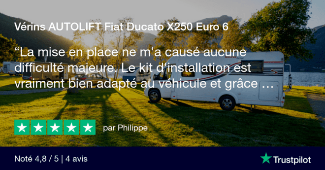 Vérins AUTOLIFT Fiat Ducato X250 - Kits 4 Vérins AutoLift - Franssen